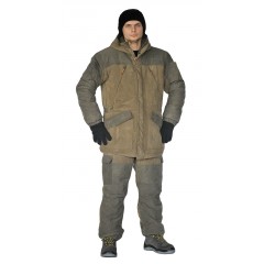 Костюм зимний «ГЕРКОН» куртка/брюки, св.хаки/т.хаки, ткань: Финляндия